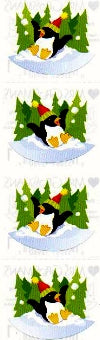 Scene One Penguin Playing Stickers by Mrs. Grossman's