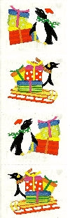 Scene One Penguin Presents Stickers by Mrs. Grossman's