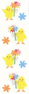 Scene One Spring Chick (Refl) Stickers by Mrs. Grossman's