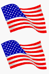 Flag (Spkl) Stickers by Mrs. Grossman's