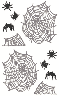 Spiderweb Stickers by Mrs. Grossman's