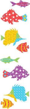 Fish (Spkl) Stickers by Mrs. Grossman's