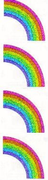 Rainbow (Spkl) Stickers by Mrs. Grossman's