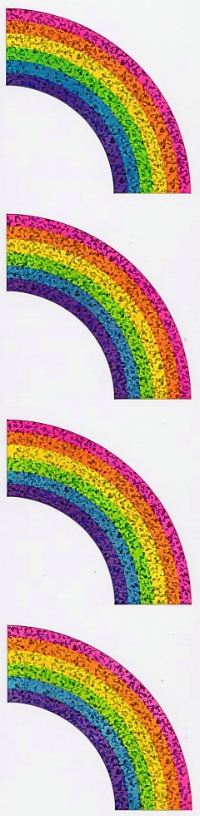 Sparkle Rainbows Stickers by Mrs. Grossman's