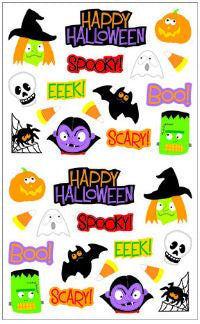 Spooky Halloween (Refl) Stickers by Mrs. Grossman's