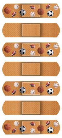 Sports Bandages Stickers by Paper House