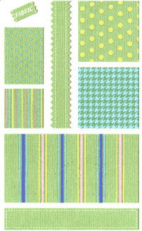 Swatches Spring Linen (Fabric) Stickers by Mrs. Grossman's