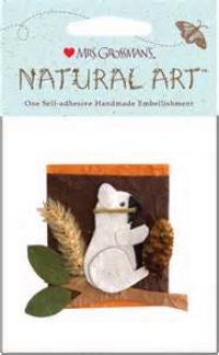 Squirrel (3D Natural Art) Stickers by Mrs. Grossman's