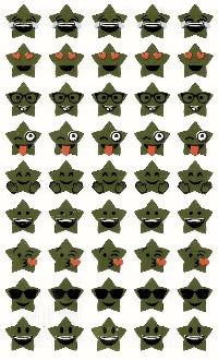 Star Emotions Stickers by Mrs. Grossman's