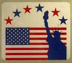 Statue of Liberty Stickers by Hambly Studios