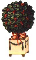Holly Topiary Stickers by The Gifted Line