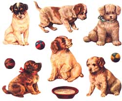 Puppies Stickers by The Gifted Line