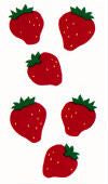 Strawberries Stickers by Mrs. Grossman's