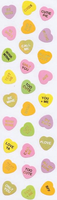 Sweethearts Stickers by Mrs. Grossman's