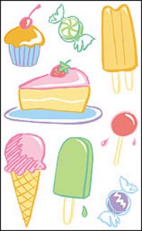 Sweets Stickers by Mrs. Grossman's