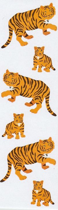 Tiger Stickers by Mrs. Grossman's