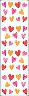 Tiny Hearts (Spkl) Stickers by Mrs. Grossman's