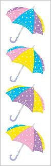 Umbrella (Spkl) Stickers by Mrs. Grossman's