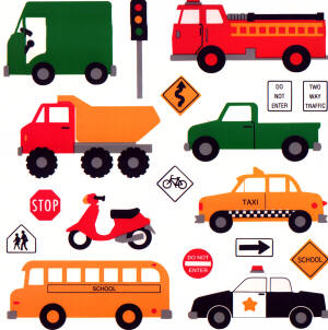 Vehicles Stickers by Mrs. Grossman's