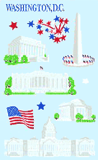 Washington, D.C. Stickers by Mrs. Grossman's