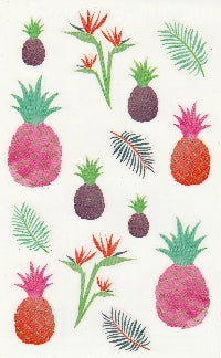 Watercolor Pineapples Stickers by Mrs. Grossman's