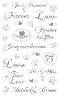 Wedding Phrases Stickers by Mrs. Grossman's