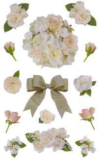 Wedding Flowers Stickers by Mrs. Grossman's