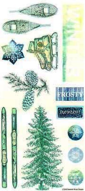 Winter Stickers by Sandylion Sticker Designs