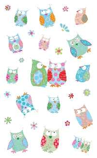 Wise Little Owls (Refl) Stickers by Mrs. Grossman's