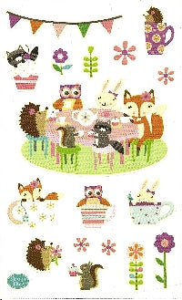 Woodland Tea Party Stickers by Mrs. Grossman's
