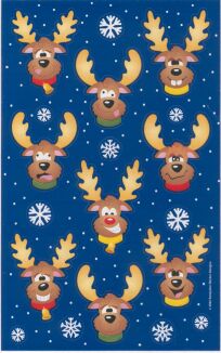 Reindeer Stickers by Sandylion Sticker Designs