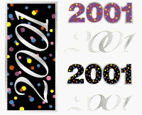 Year 2001 (Refl) Stickers by Mrs. Grossman's