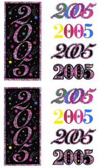 Year 2005 (Refl) Stickers by Mrs. Grossman's