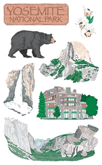 Yosemite Stickers by Mrs. Grossman's