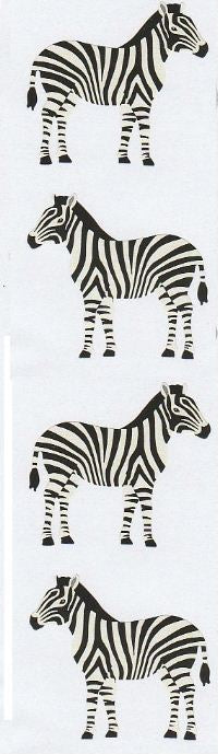 Zebra Stickers by Mrs. Grossman's
